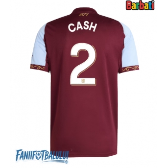 Aston Villa Matty Cash #2 Tricou Fotbal Replică 2025-26 Barbati Acasa